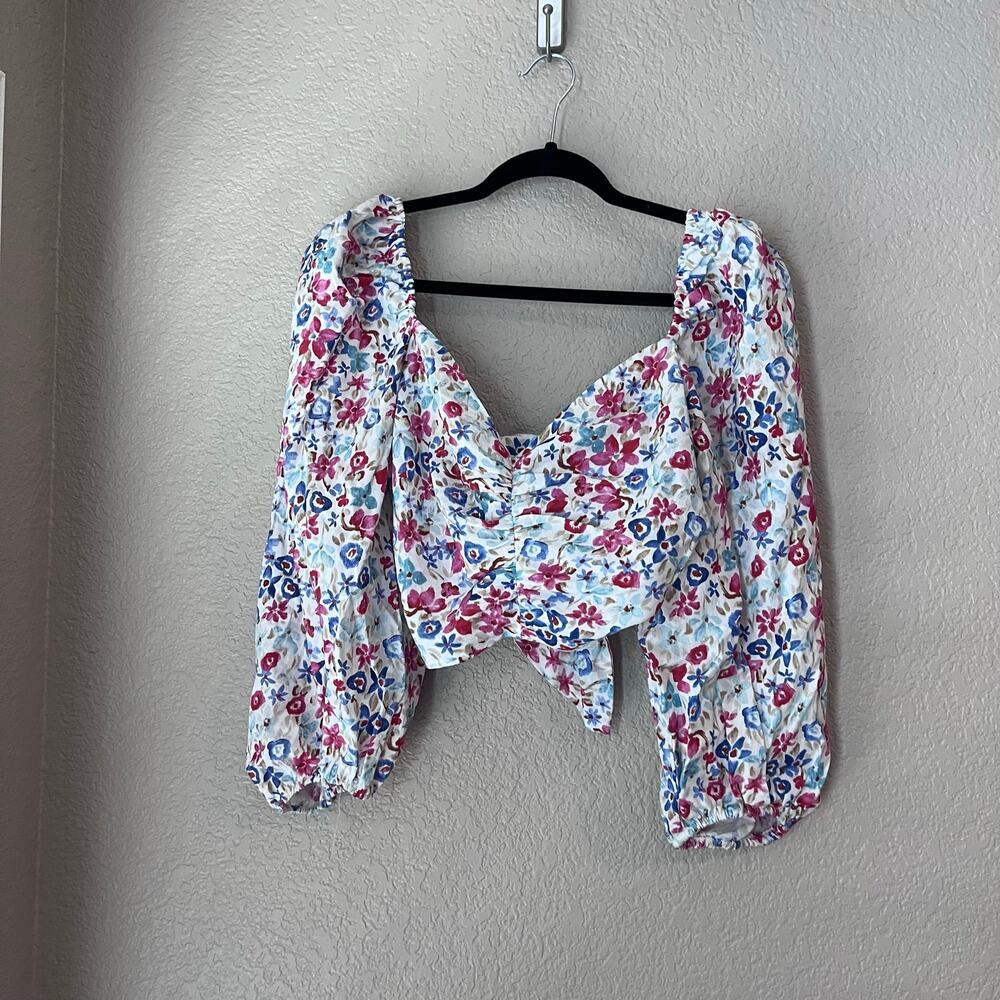 Zara Two Piece Floral Dress Midi Crop
Cover Up Summer Dress Medium - Picture 10 of 11